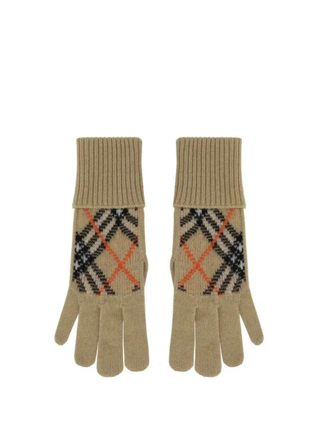 BURBERRY Gloves In Sand Product Image