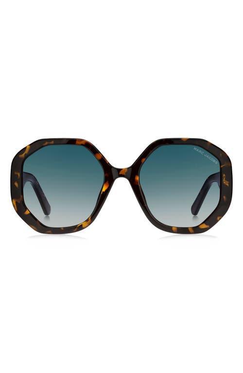 Marc Jacobs 53mm Gradient Round Sunglasses Product Image