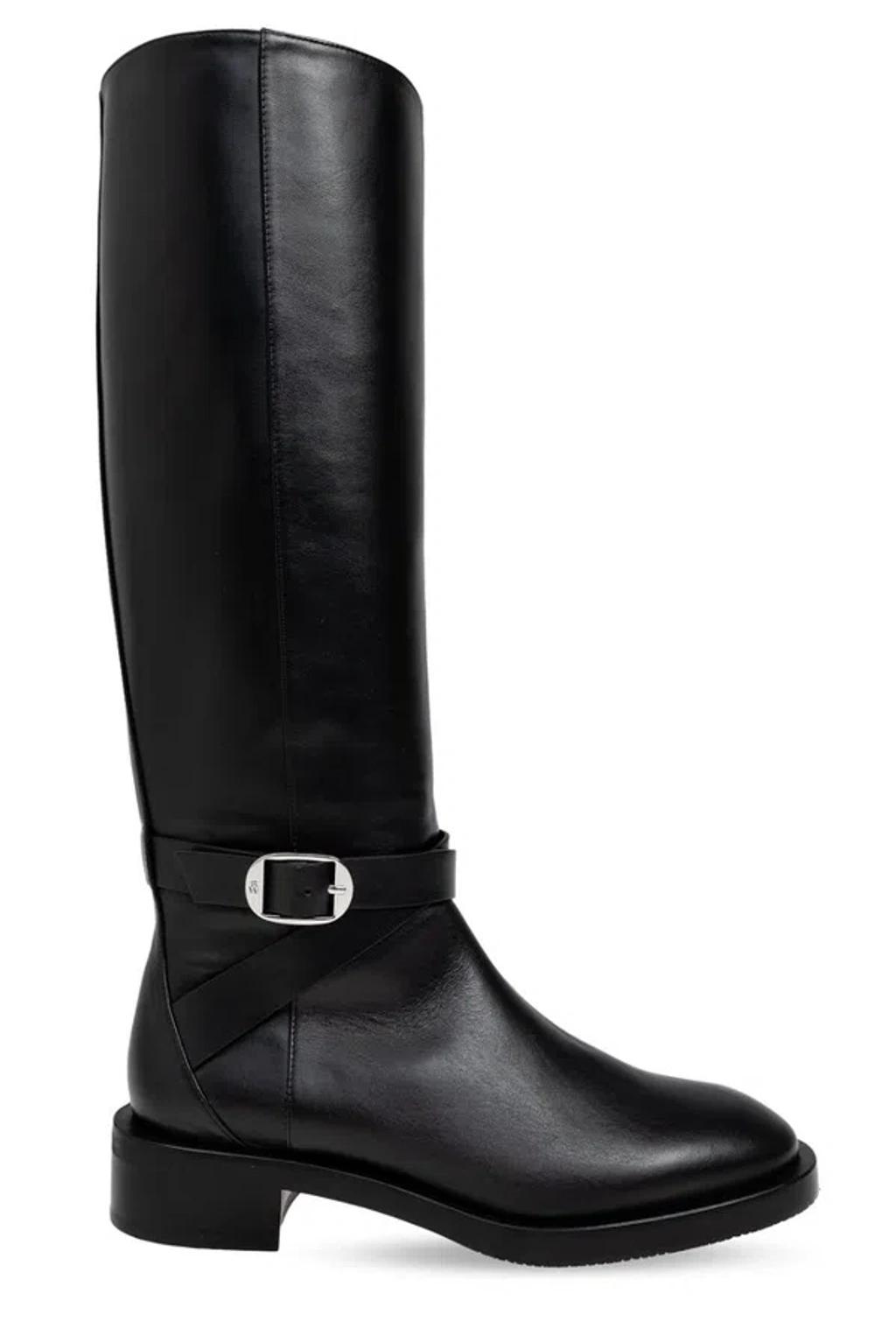 STUART WEITZMAN Bella Zipped Boots In Black Product Image