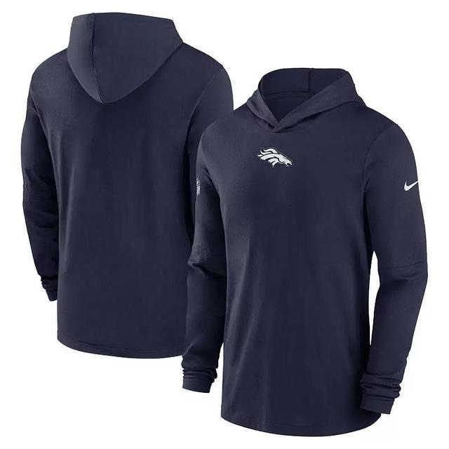 Mens Nike Black Las Vegas Raiders Sideline Performance Long Sleeve Hoodie T-Shirt Product Image