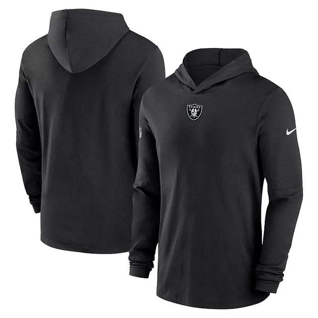 Las Vegas Raiders Sideline Men�s Nike Men's Dri-FIT NFL Long-Sleeve Hooded Top Product Image