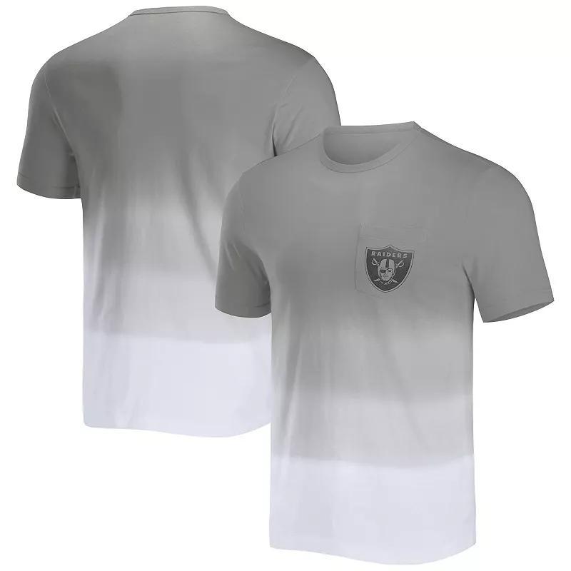 Mens NFL x Darius Rucker Collection by Fanatics Neon Green/White Seattle Seahawks Dip Dye Pocket T-Shirt Brt Green Product Image