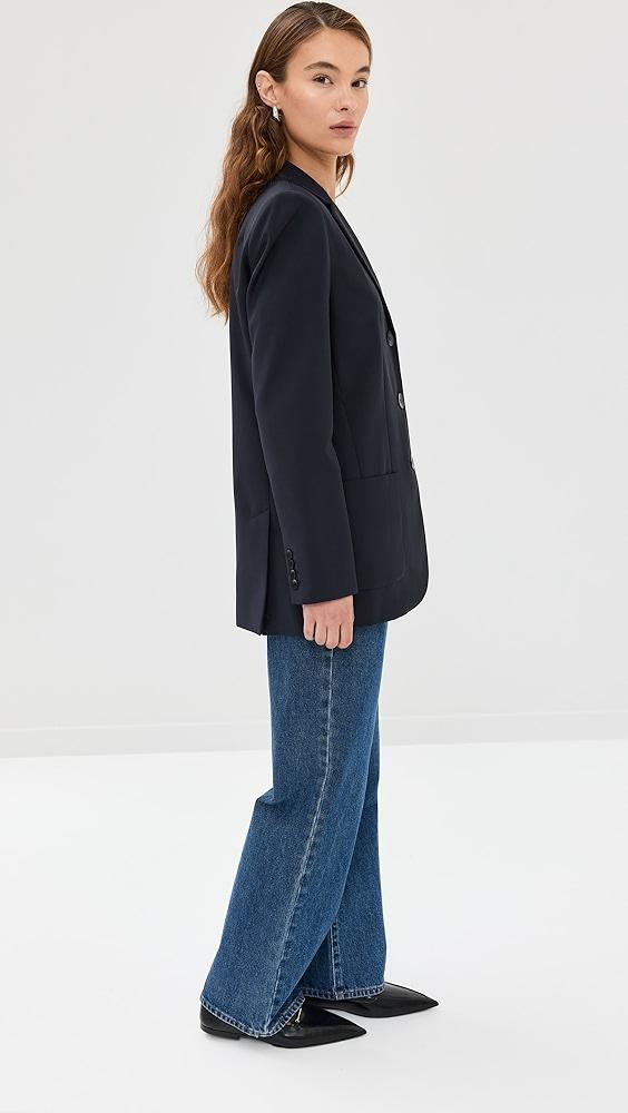 Tibi Tropical Wool Max Blazer | Shopbop Product Image