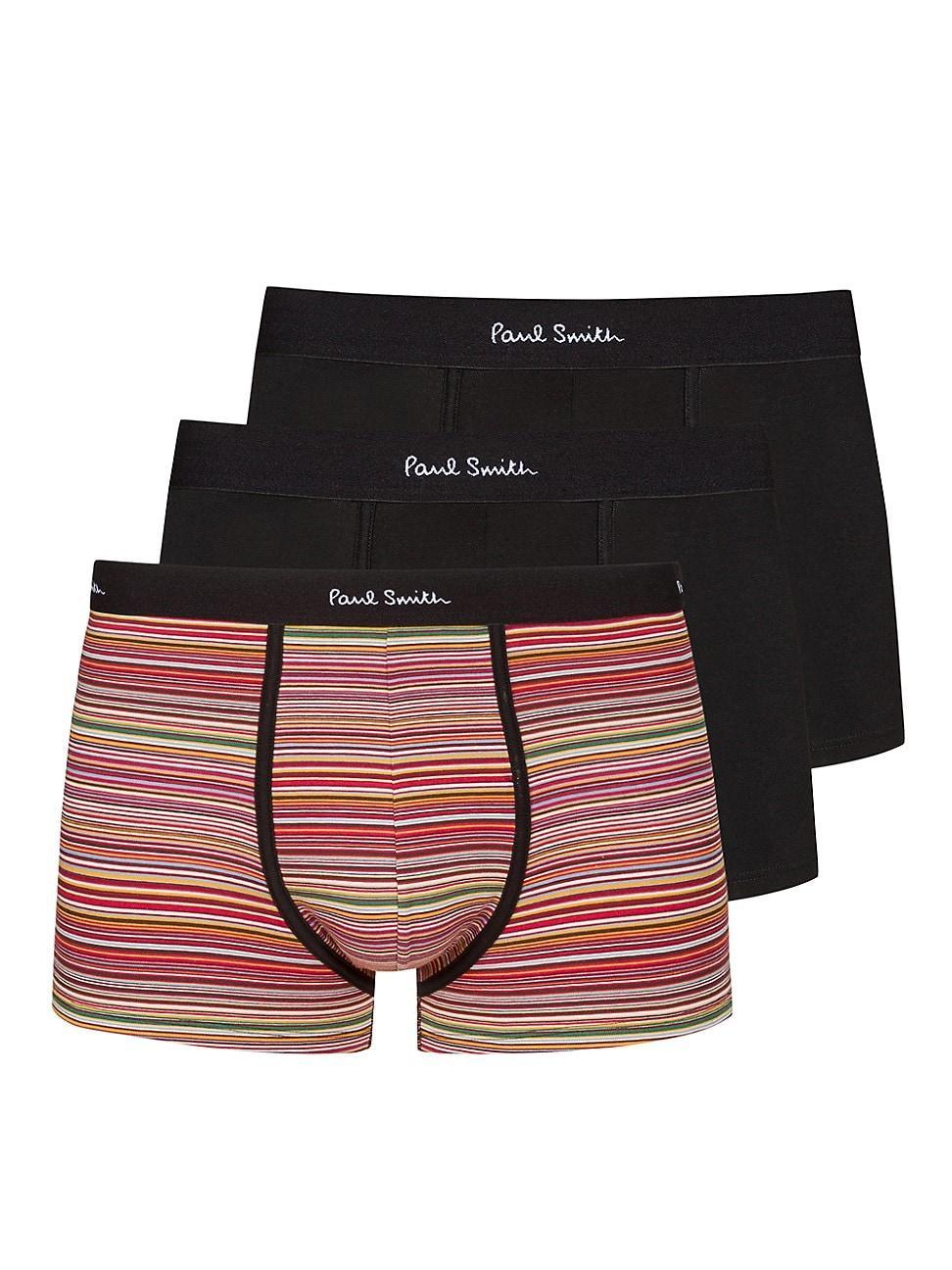 Mens 3-Pack Stretch Cotton Trunks Product Image