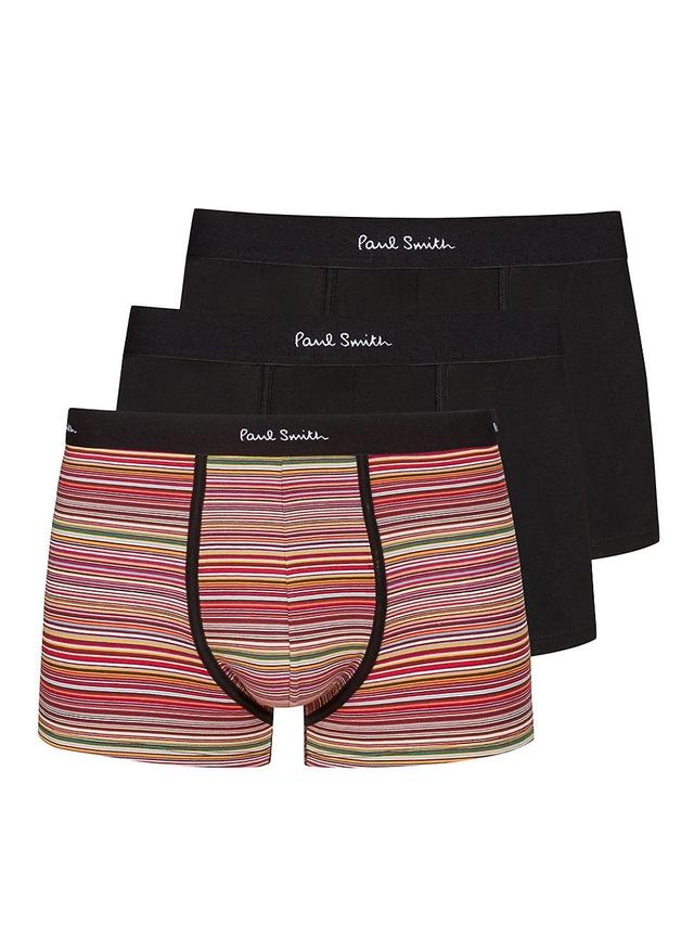 Mens 3-Pack Stretch Cotton Trunks Product Image