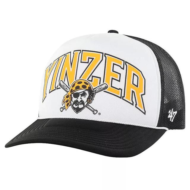 Mens 47 Pittsburgh Pirates Retro Region Foam Trucker Adjustable Hat Product Image