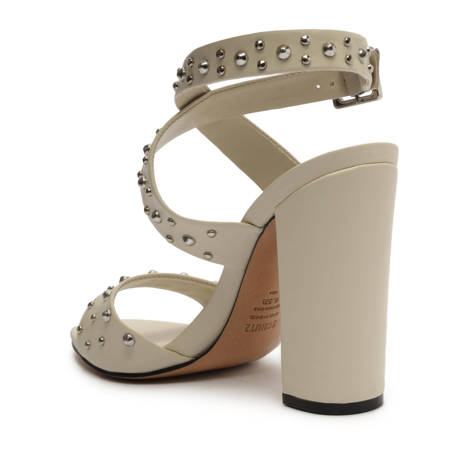 Lizzy Block Leather Sandal Product Image