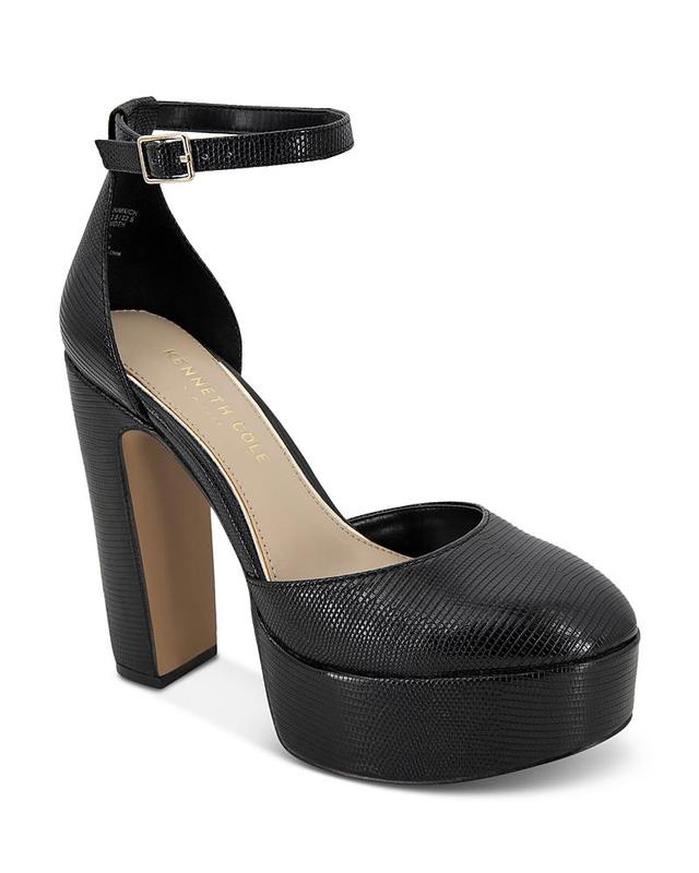 Kenneth Cole Womens Tatum Ankle Strap Platform Pumps Product Image