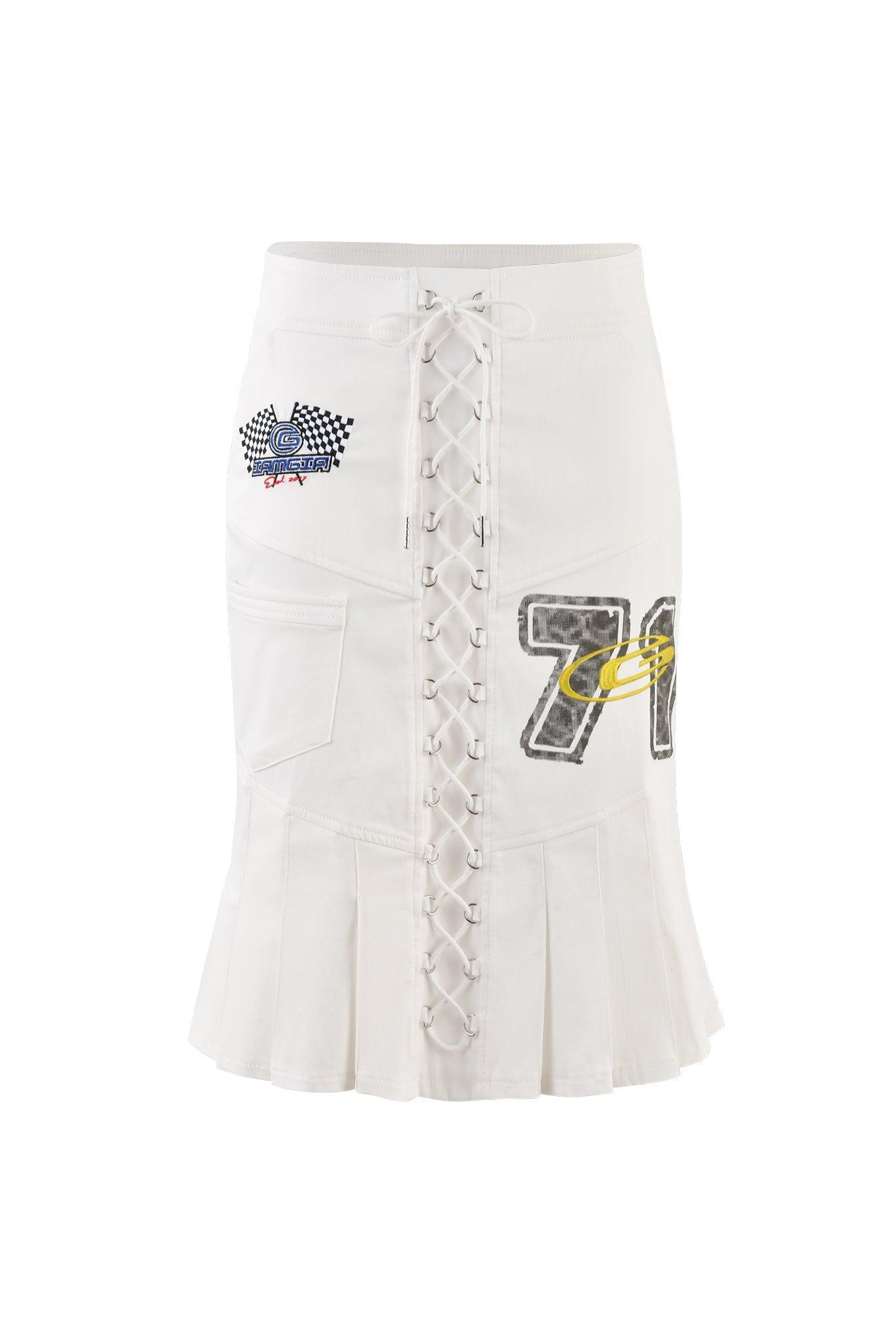 HAYLEY SKIRT - WHITE Product Image