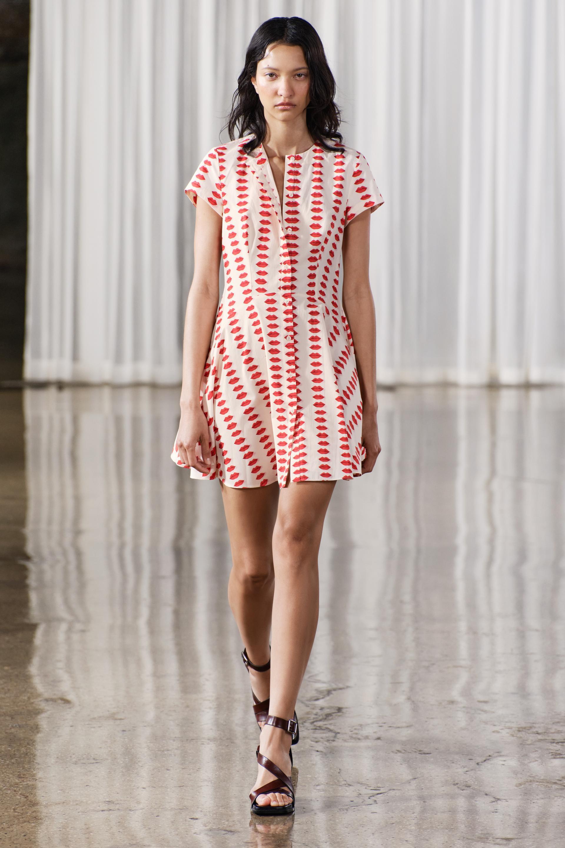 ZW COLLECTION SKATER PRINTED DRESS Product Image