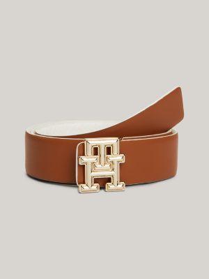 TH Logo Reversible Leather Belt Product Image