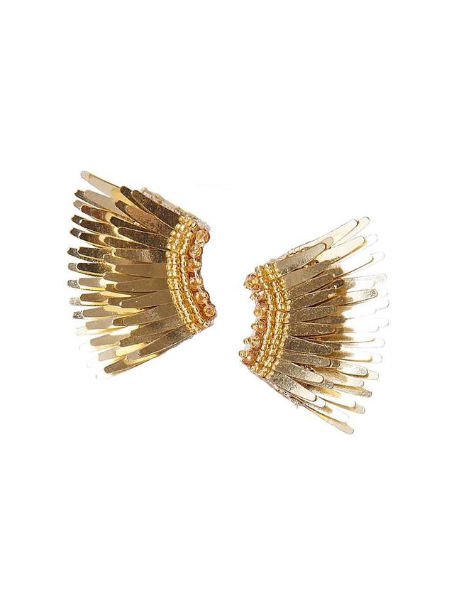 Mignonne Gavigan Mini Madeline Gold Statement Stud Earrings Product Image