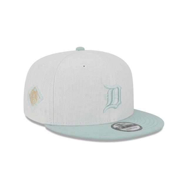 Detroit Tigers Minty Breeze Logo Select 9FIFTY Snapback Hat Male Product Image