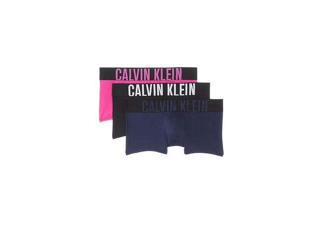 Calvin Klein Underwear Intense Power 3-Pack Low Rise Trunk (Hot PinkBlue Shadow) Men's Underwear Product Image