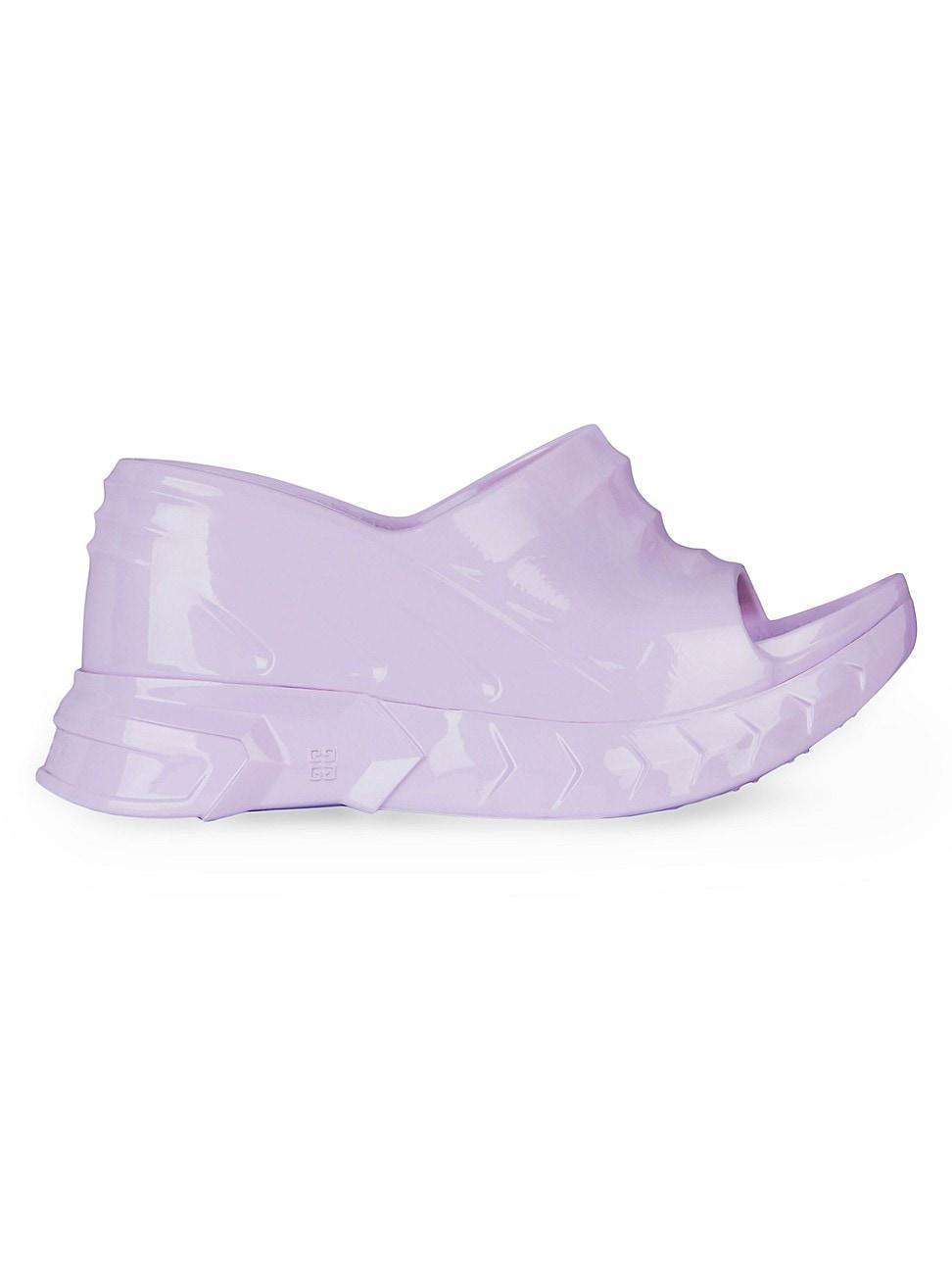 Womens Marshmallow Wedge Sandals in Rubber Product Image