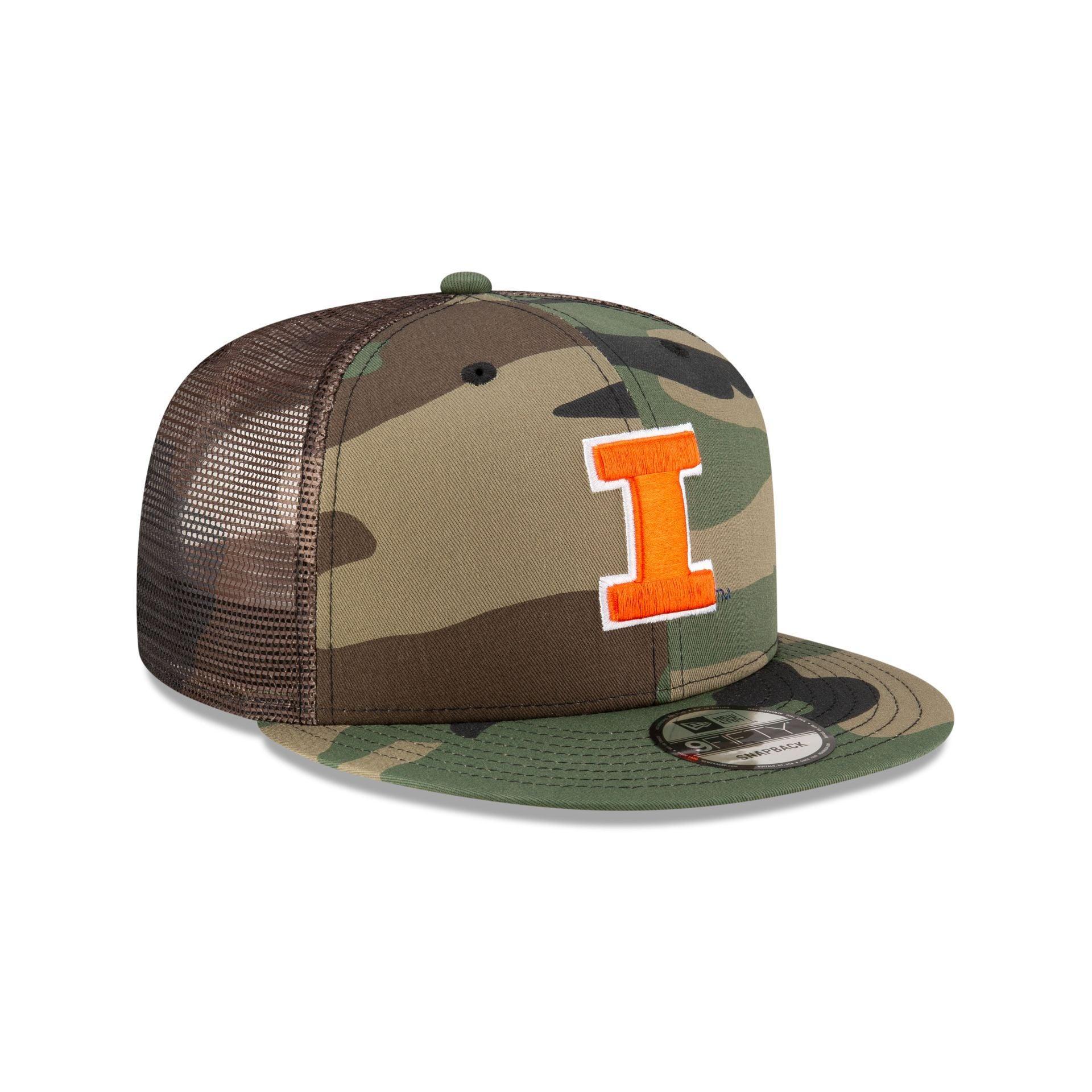 Illinois Fighting Illini Camo 9FIFTY Trucker Hat Male Product Image