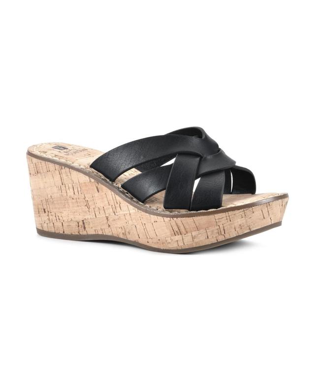 White Mountain Womens Samwell Wedge Sandals Product Image