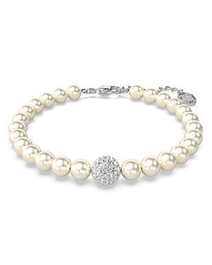 Womens Remix Rhodium-Plated & Crystal Strand Bracelet Product Image