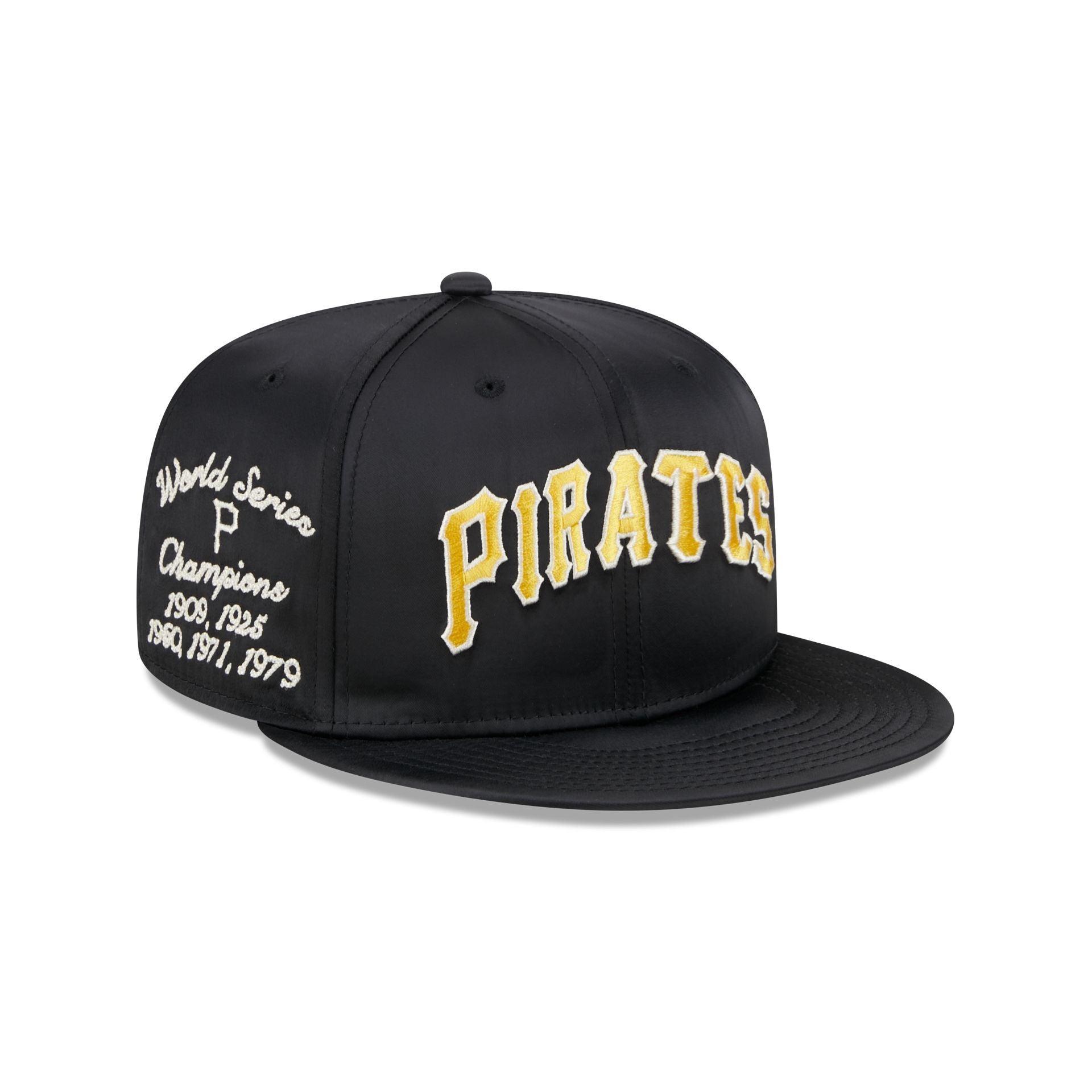 Pittsburgh Pirates Satin Script 9FIFTY Snapback Hat Male Product Image