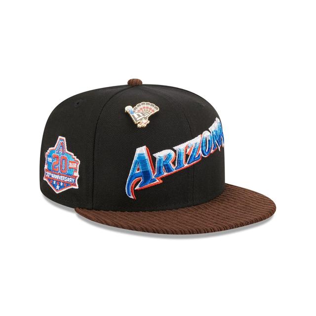 Arizona Diamondbacks Feathered Cord 59FIFTY Fitted Hat Male Product Image