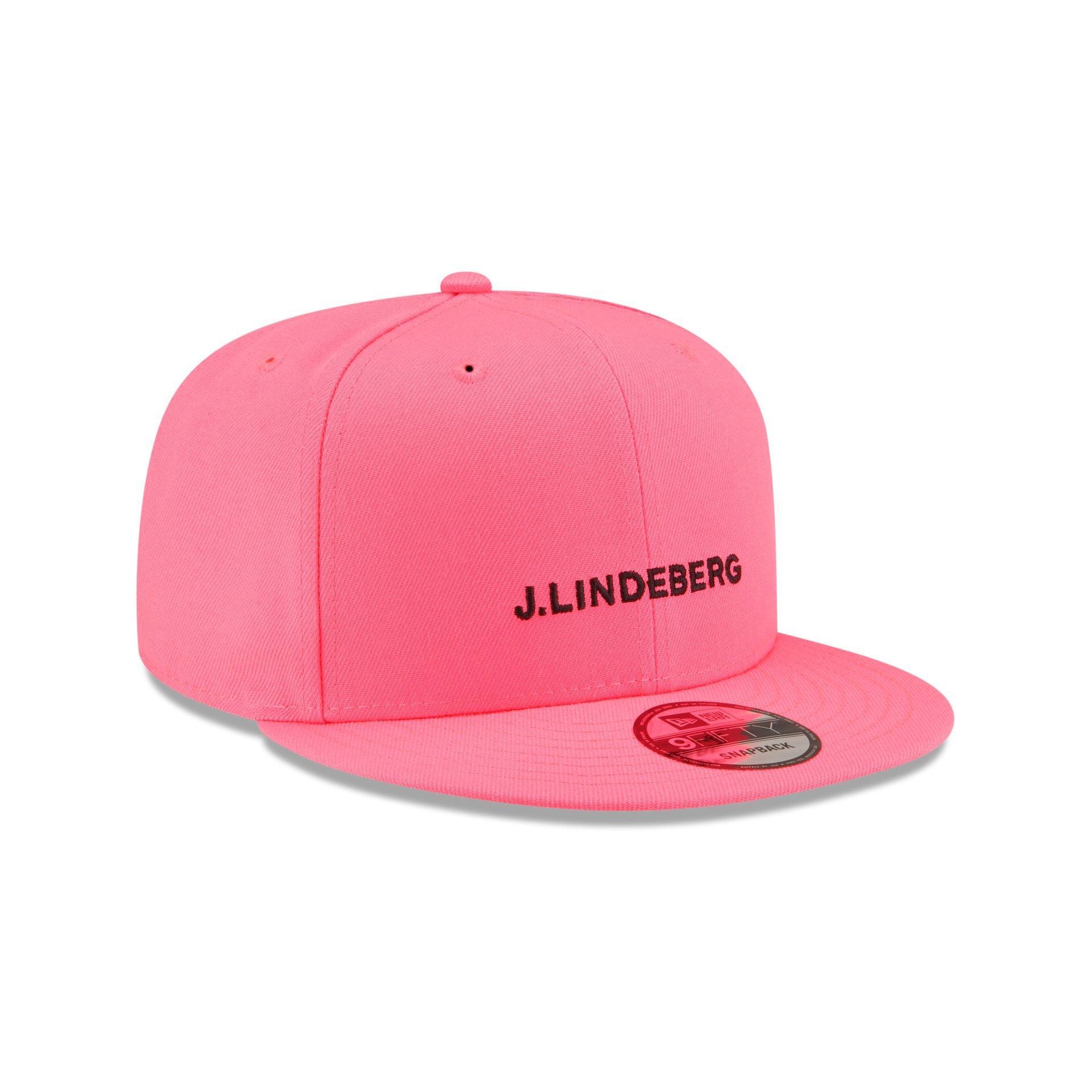 J. Lindeberg Pink 9FIFTY Snapback Hat Male Product Image