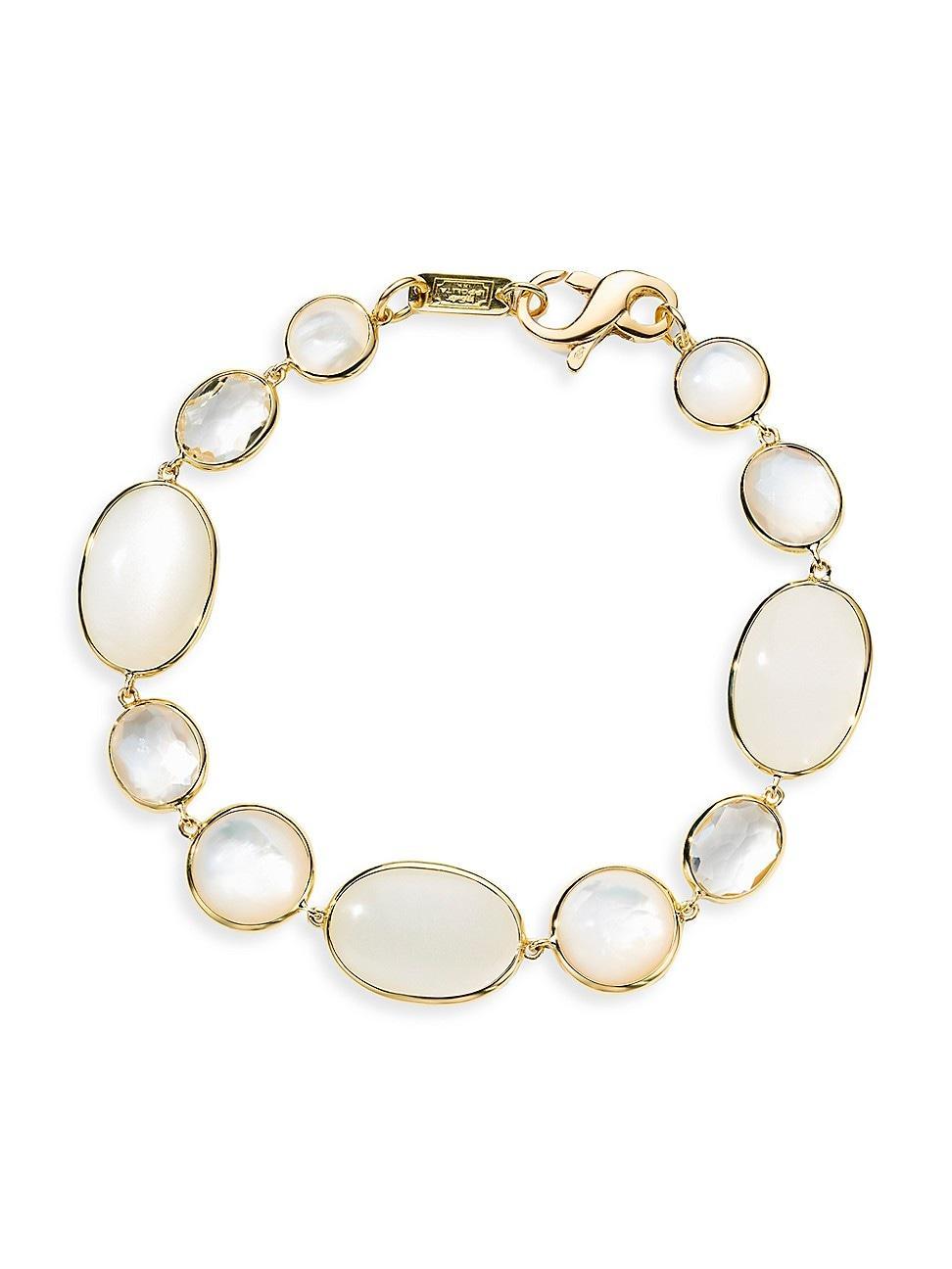 Womens Luce 18K Yellow Gold & Multi-Stone Bracelet Product Image