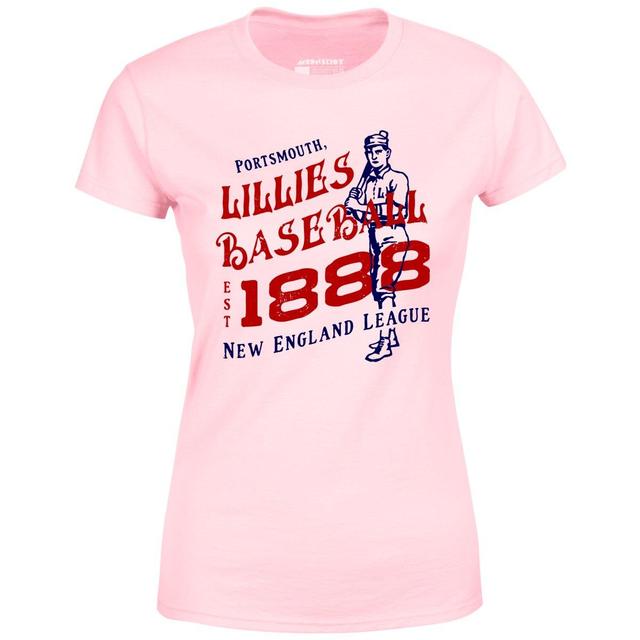 Portsmouth Lillies - New Hampshire - Vintage Defunct Baseball Teams - Women's T-Shirt Female Product Image