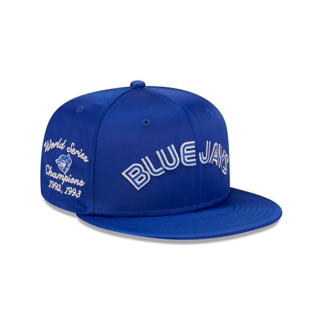 Toronto Blue Jays Satin Script 9FIFTY Snapback Hat Male Product Image