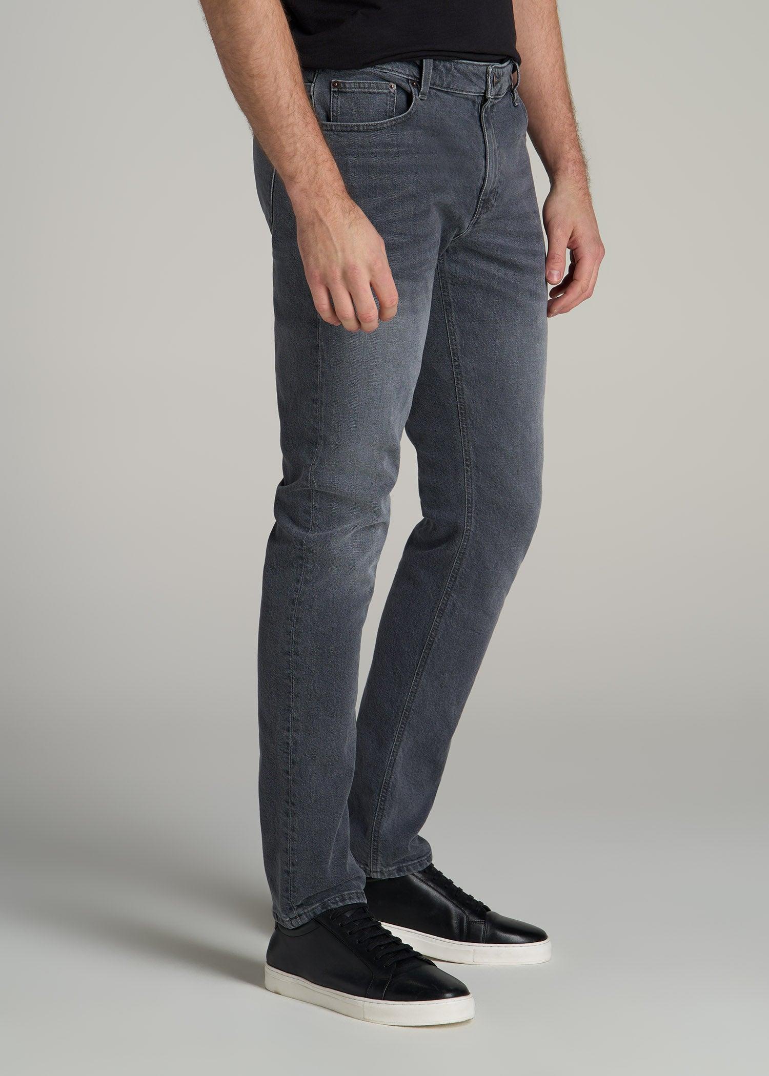 Americana Collection Carman Tapered Fit Jeans For Tall Men in Wolf Grey Product Image