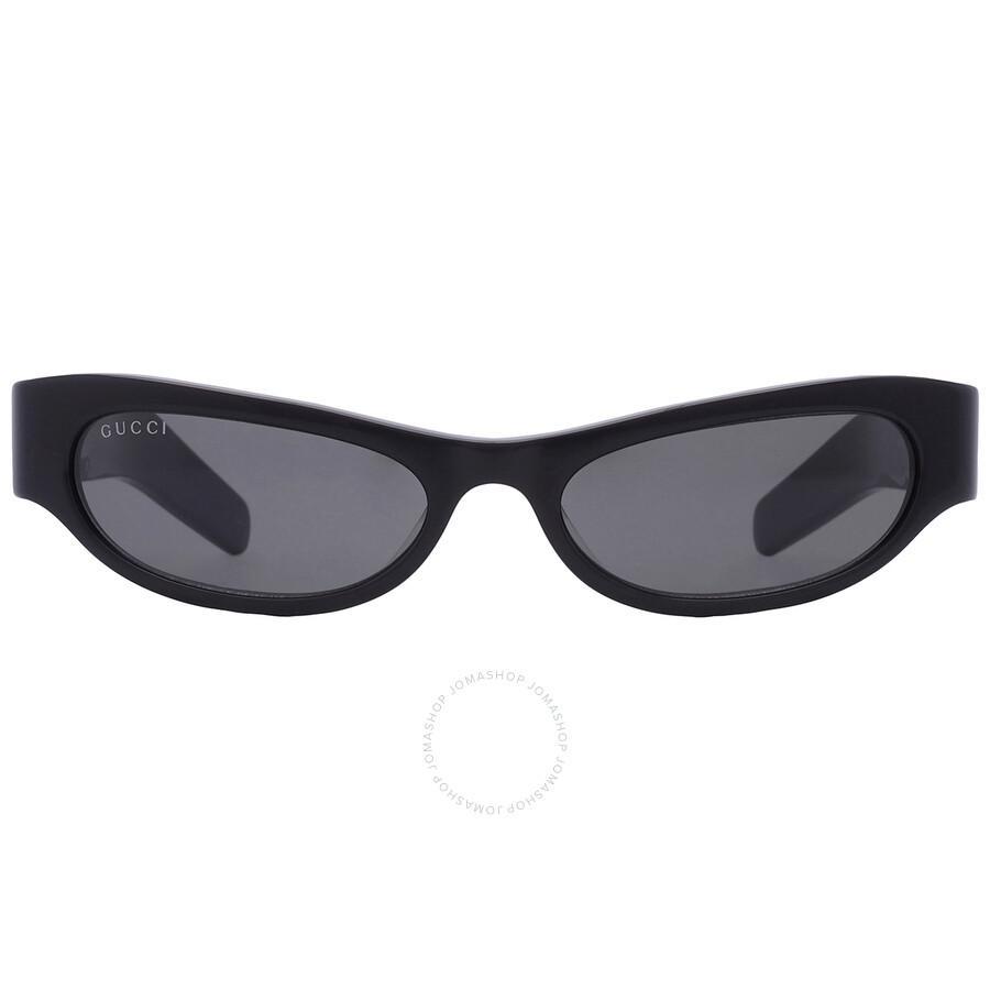 Dark Grey Rectangular Ladies Sunglasses Gg1635s 003 53 In Dark / Grey Product Image