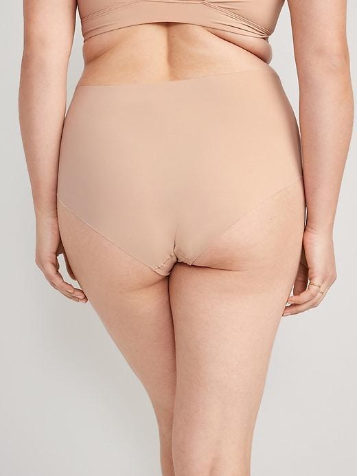 High-Waisted No-Show Brief Underwear Product Image