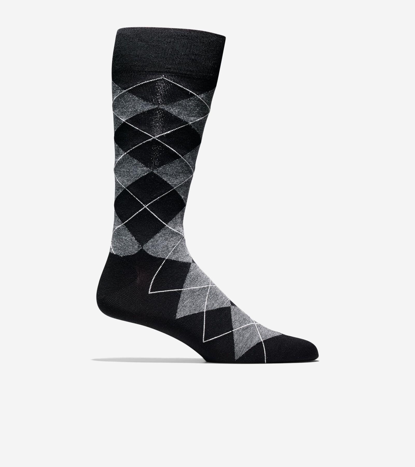 Cole Haan Mens Crew Sock - Black Size OSFA Product Image