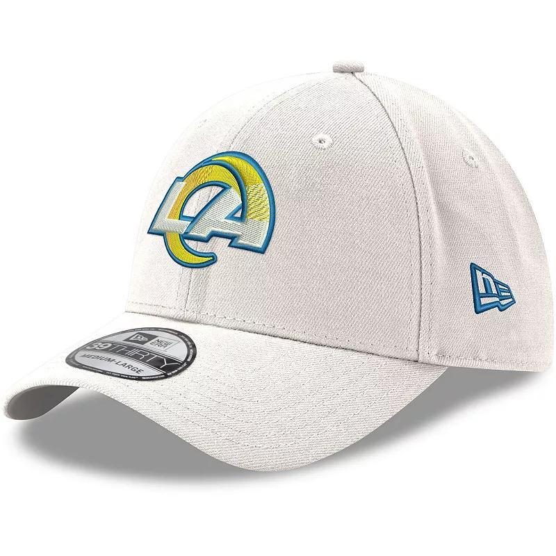 Mens New Era Los Angeles Rams LA Logo Iced II 39THIRTY Flex Hat Product Image