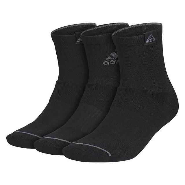 Mens adidas Cushioned Sport 2.0 High Quarter Sock 3-Pack Product Image