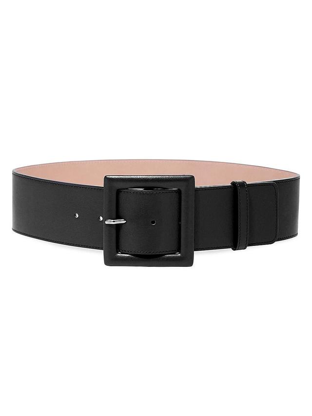 Womens Icon Large Square Buckle Belt Product Image