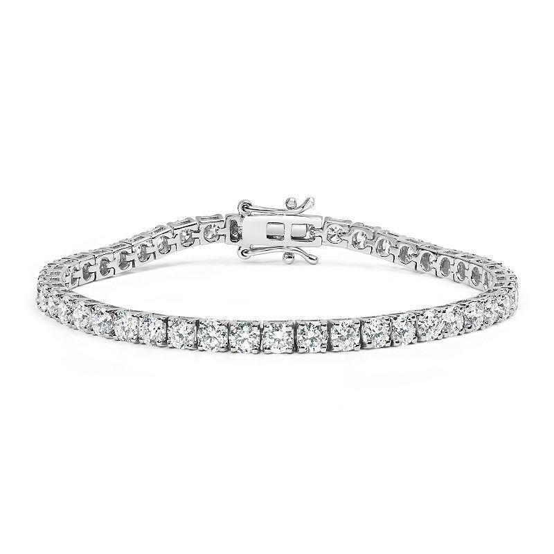 Haus of Brilliance 14k White Gold 1 Carat T.W. Lab-Grown Diamond Tennis Bracelet, Womens Product Image