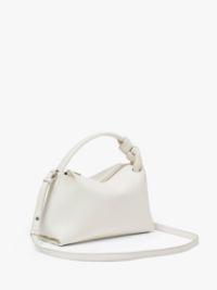 JWA CORNER BAG - LEATHER TOP HANDLE BAG in white | JW Anderson US  Product Image