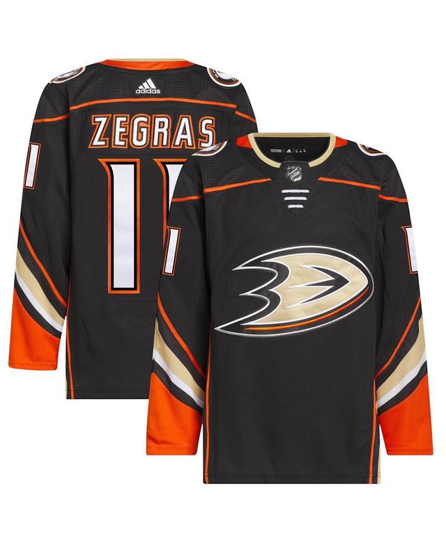 Mens adidas Trevor Zegras Black Anaheim Ducks Home Primegreen Authentic Pro Player Jersey Product Image