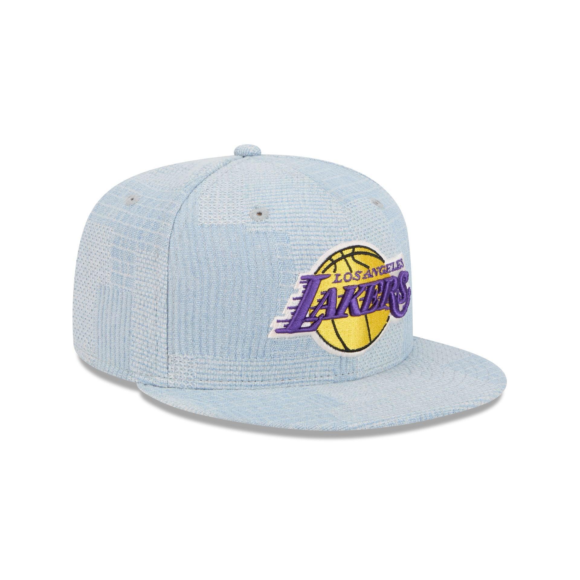 Los Angeles Lakers Denim Patchwork 9FIFTY Snapback Hat Male Product Image