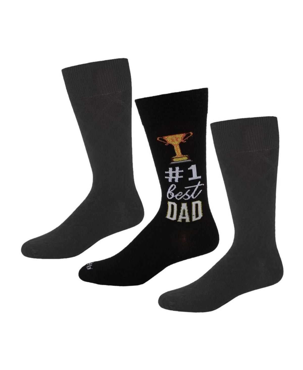 Mens Novelty Rayon From Bamboo Blend 3 Pair Pack Socks Product Image