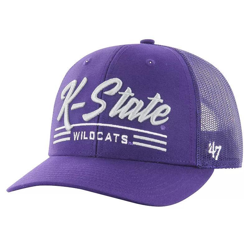 Mens 47 Kansas State Wildcats Garner Trucker Adjustable Hat Product Image