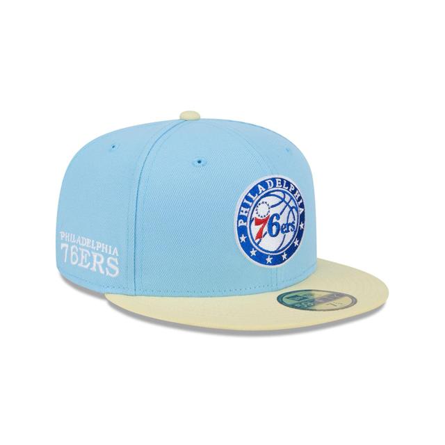 Philadelphia 76ers Doscientos Blue 59FIFTY Fitted Hat Male Product Image