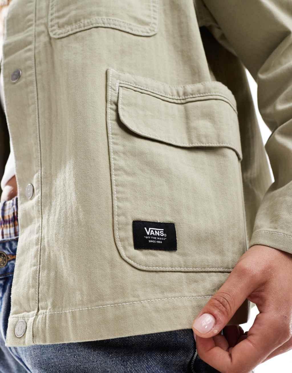 Vans Codey utility jacket in stone Product Image