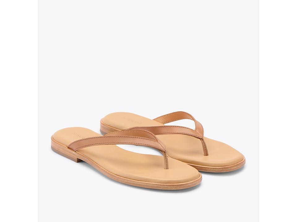 Nisolo Isabel Go-To Flip-Flop (Almond) Women's Shoes Product Image