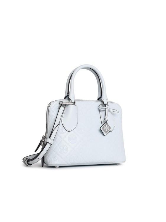 TORY BURCH 'swing' Mini Bag In Light Blue Leather Product Image