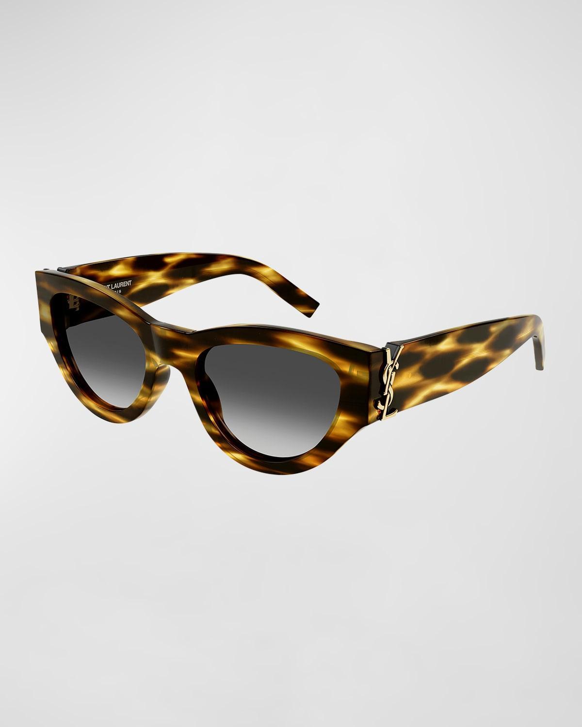 Saint Laurent Monogram Cat Eye Sunglasses, 53mm Product Image