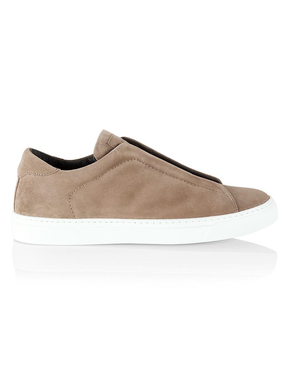 Mens Stone Suede Slip-On Sneakers Product Image