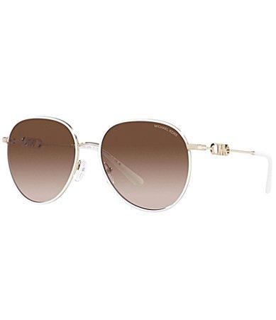 Michael Kors Empire 58mm Gradient Aviator Sunglasses Product Image