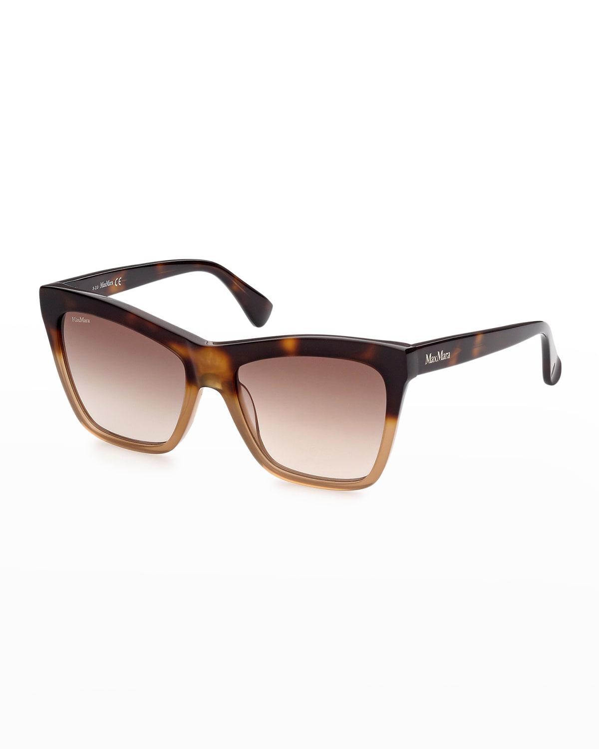 Max Mara 55mm Geometric Sunglasses Product Image