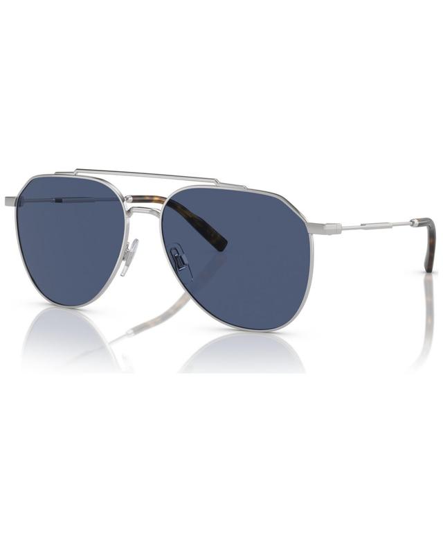 Dolce & Gabbana Men's Dg2296 Sunglasses, Blue, Large Product Image